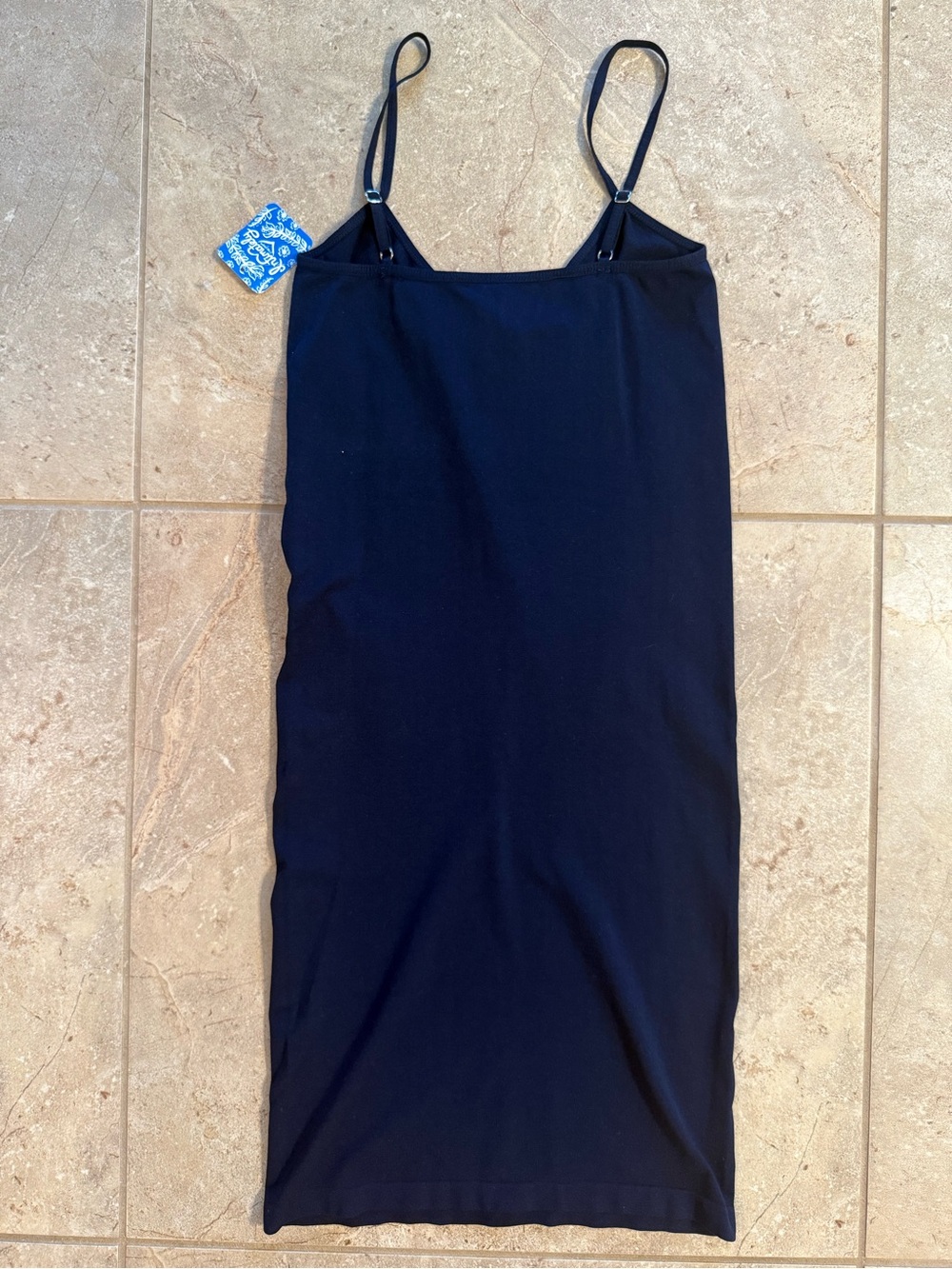 NWT Free People Seamless Mini Slip Dress. Size XS\S. Navy Blue - Picture 4 of 10